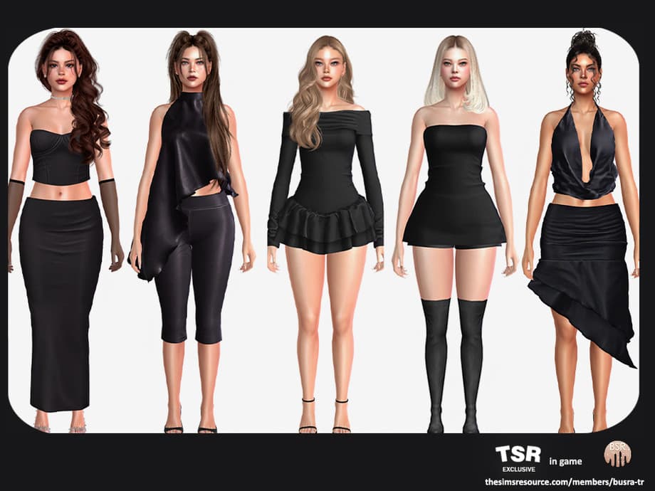 Галерея мода Коллекция одежды Black Aura Collection #1
